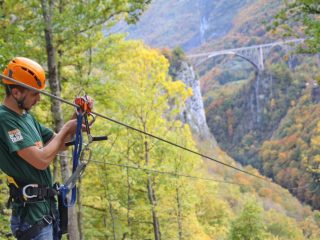 tara kanyonu zipline